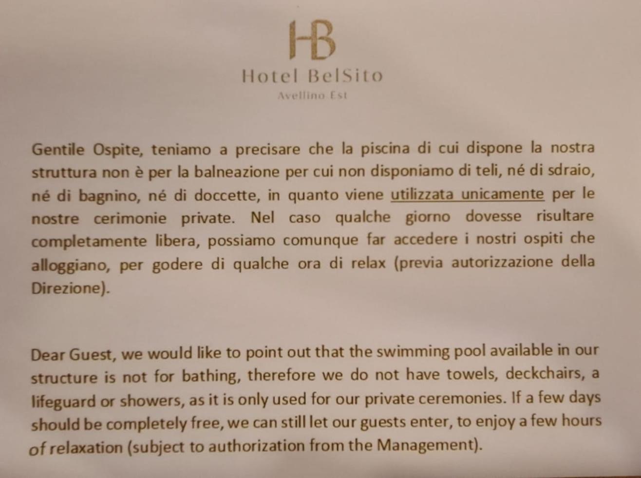 Bel Sito Hotel Due Torri Manocalzati Eksteriør bilde
